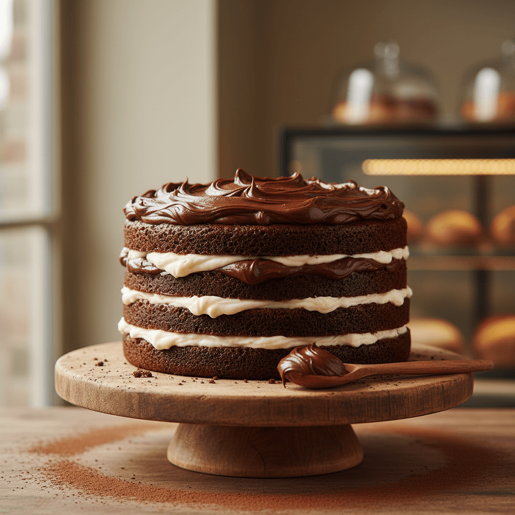 Gâteau naked cake aux fruits frais